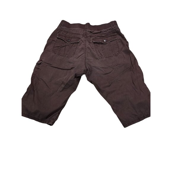 Lee Womens Easy Fit Brown Cargo Shorts Size 10 Cotton/Spandex Blend - Picture 2 of 9